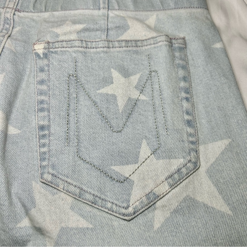 Show Me Your MuMu Berkeley Bell Bottoms You're A Star Flare Light Blue Jeans L - Picture 10 of 11